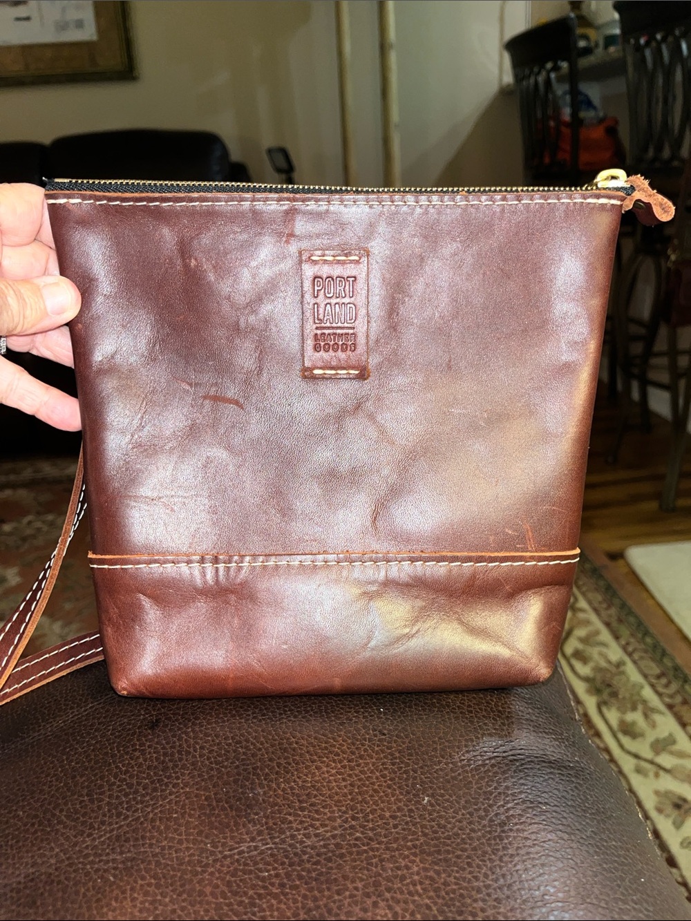Small Portland Leather Goods Festival Crossbody